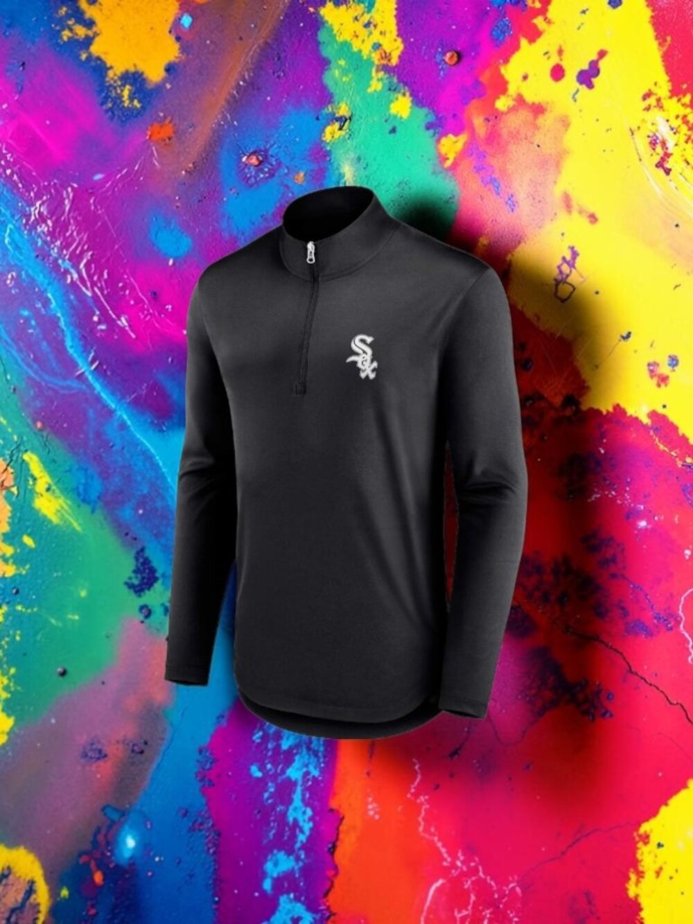 Chicago White Sox Quarterback Quarter-Zip Pullover Jacket